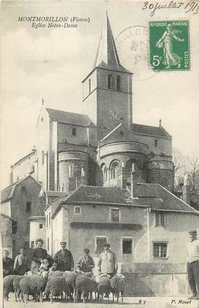 . CPA FRANCE 86 " Montmorillon, Eglise Notre Dame"