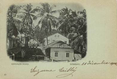 CPA  INDE " Bombay, Girgaum Road"