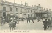 86 Vienne . CPA FRANCE 86 " Poitiers, La gare d'Orléans et de l'Etat"