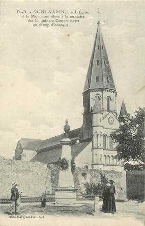 . CPA  FRANCE 86 " St  Varent, L'église"