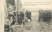 86 Vienne . CPA  FRANCE 86 " Usseau, Le poste des soldats et des gendarmes sous le hangar attenant à la Maison de Roy"