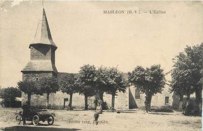 . CPA  FRANCE 87 "Masléon, L''église"