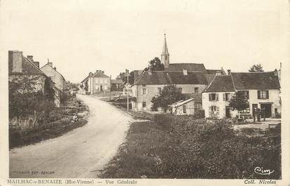 . CPA  FRANCE 87 "Mailhac sur Benaize, Vue générale"