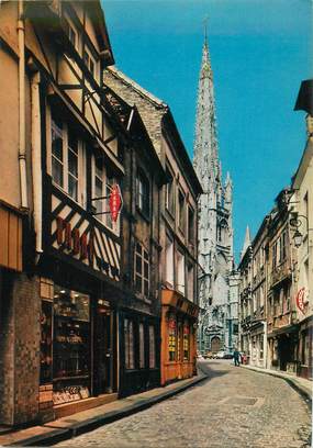 CPSM  FRANCE 76 "Harfleur, la rue des 104"