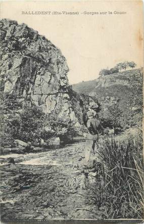 . CPA FRANCE 87 "Balledent, Gorges sur la Couze"