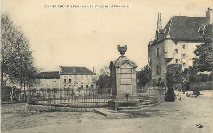 . CPA FRANCE 87 "Bellac, La place de la chapelle"