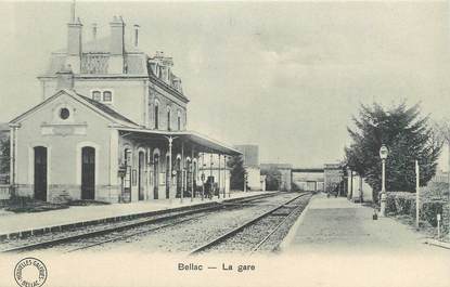 . CPA FRANCE 87 "Bellac,  La gare"