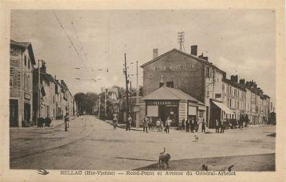 . CPA FRANCE 87 "Bellac,  Rond Point et avenue du Général Arbelot"