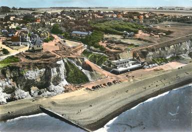 CPSM  FRANCE 76 "Mesnil Val , la plage et le casino"