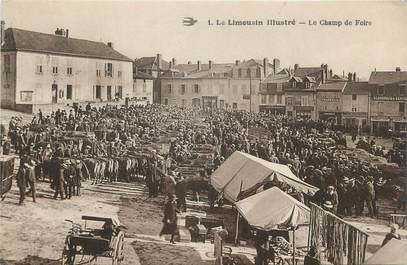 . CPA FRANCE 87 "Bellac, Le champ de foire"