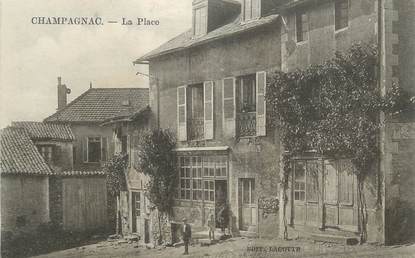 . CPA FRANCE 87 "Champagnac, La Place"