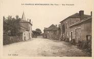 87 Haute Vienne . CPA FRANCE 87 "La Chapelle Montbrandeix, Rue principale"