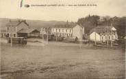 87 Haute Vienne . CPA  FRANCE 87 "Chateauneuf la Forêt, Gare des CDHV et la cité" /TRAINS