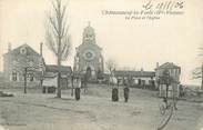 87 Haute Vienne . CPA  FRANCE 87 "Chateauneuf la Forêt, La place et l'église"