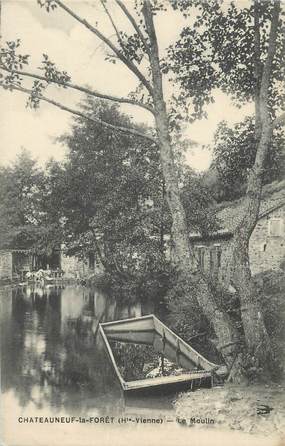 . CPA  FRANCE 87 "Chateauneuf la Forêt, Le moulin"