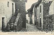 87 Haute Vienne . CPA  FRANCE 87 "Chateauponsac, Sous le moutier vieilles maisons du XIème siècle"