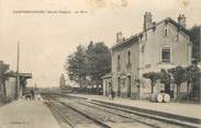 87 Haute Vienne . CPA  FRANCE 87 " Chateauponsac, La gare"