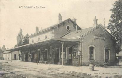 .CPA FRANCE 87 " Le Dorat, La gare"