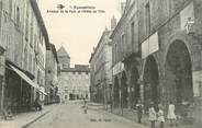 87 Haute Vienne .CPA FRANCE 87 " Eymoutiers, Avenue de la Paix et Hôtel de Ville"