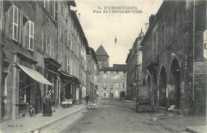 .CPA FRANCE 87 " Eymoutiers, Rue de l'Hôtel de Ville"