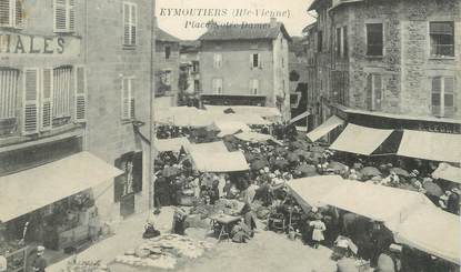 .CPA FRANCE 87 " Eymoutiers,  Place Notre Dame"