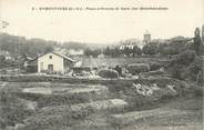 87 Haute Vienne .CPA FRANCE 87 " Eymoutiers,  Place d'armes et gare des marchandises"