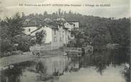 87 Haute Vienne .CPA FRANCE 87 " Environs de St Junien, Village de Glane"