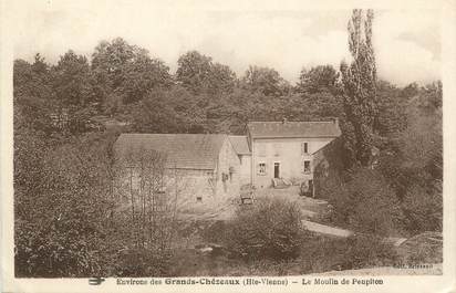 .CPA FRANCE 87 " Environs des Grands Chézeaux, Le moulin de Peupiton"