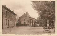 87 Haute Vienne .CPA FRANCE 87 "Roussac, La Mairie et l'Eglise"