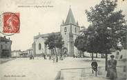 87 Haute Vienne .CPA FRANCE 87 "Sereilhac, L'église et la place"