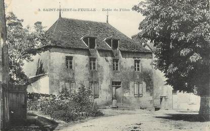 .CPA FRANCE 87 "St Priest la Feuille, Ecole des flles"