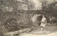 87 Haute Vienne .CPA FRANCE 87 "Environs de St  Sornin Leulac, Pont et Moulin de la grosse pierre"