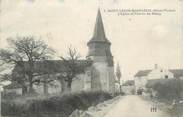 87 Haute Vienne .CPA FRANCE 87 "St  Léger Magnazeix, L'église et l'entrée du bourg"