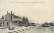 87 Haute Vienne .CPA FRANCE 87 "St  Yrieix,  Vue intérieur de la gare"/ TRAINS