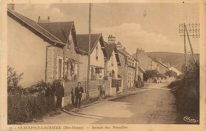 .CPA FRANCE 87 "St Sulpice Laurière, Avenue des Betoulles"