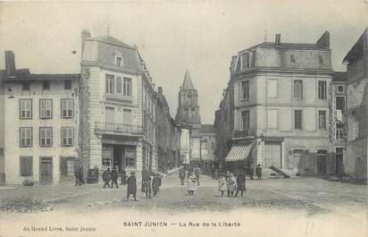 .CPA FRANCE 87 "St Junien, Rue de la Liberté  "