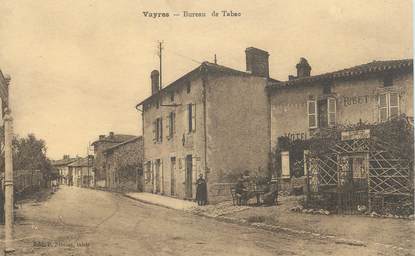 .CPA FRANCE 87 "Vayres, Bureau de tabac"