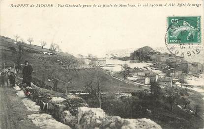 .CPA FRANCE 26 " Baret de Lioure, Vue générale"