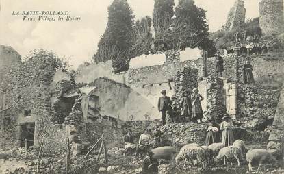 .CPA FRANCE 26 " La Batie Rolland, Vieux village, les ruines"