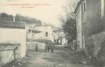 .CPA FRANCE 26 " La Bégude de Mazenc, Quartier des Usines, rue du Jabron"