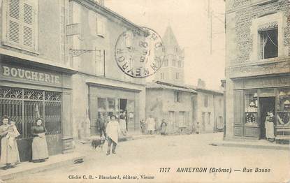 .CPA FRANCE 26 " Anneyron, Rue Basse " 