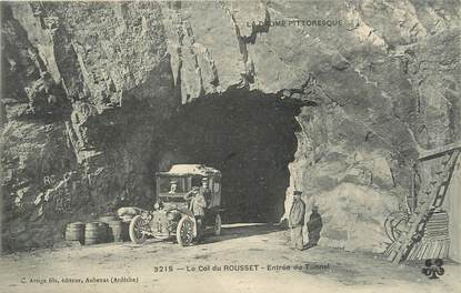 .CPA FRANCE 26 " Le Col du Rousset, Entrée du tunnel"