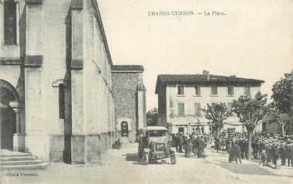 .CPA FRANCE 26 " Chanos Curson, La place"