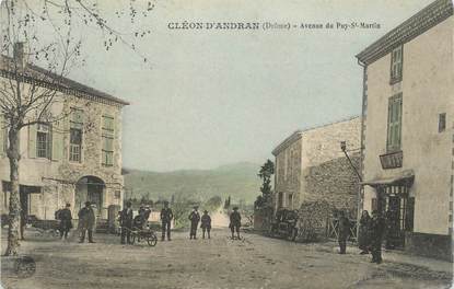 .CPA FRANCE 26 "Cléon  d'Andran, Avenue du Puy St Martin"