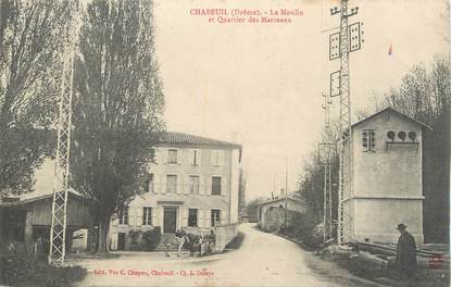 .CPA FRANCE 26 "Chabeuil, Le moulin, quartier des Marceaux"