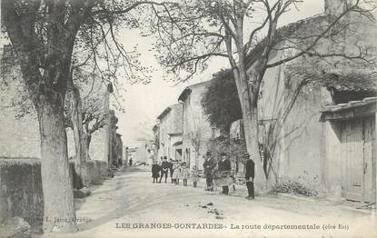 .CPA FRANCE 26 "Les Granges Gontardes, La route départementale"