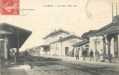 .CPA FRANCE 26 "Livron, La gare "