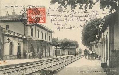 .CPA FRANCE 26 " Montélimar, La gare intérieure"