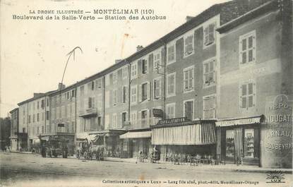 .CPA FRANCE 26 " Montélimar, Boulevard de la Salle Verte, Station des autobus"