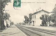 26 DrÔme .CPA  FRANCE 26 " Pont de l'Isère, Vue de la gare"